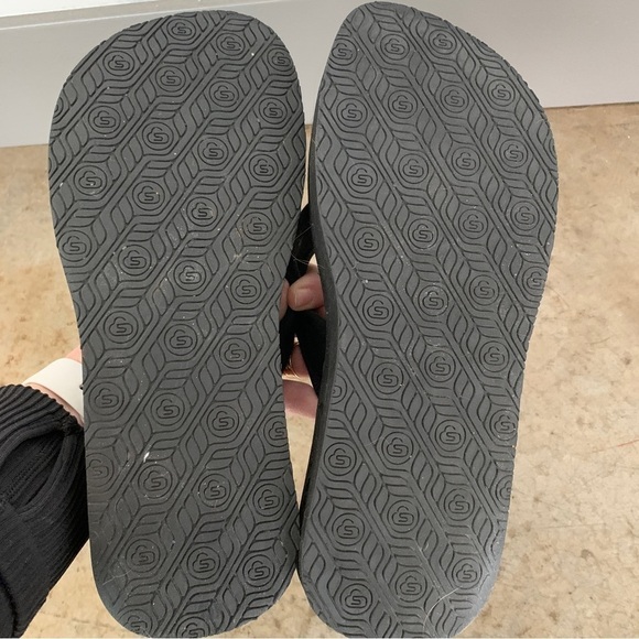 The Healing Sole Black Flip Flops Size M 11.5/W 13 - Picture 8 of 10